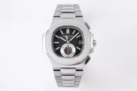 Patek Philippe 5980 Silver Black Watch - view 1