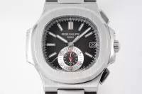 Patek Philippe 5980 Silver Black Watch - view 3