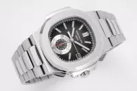 Patek Philippe 5980 Silver Black Watch - view 5
