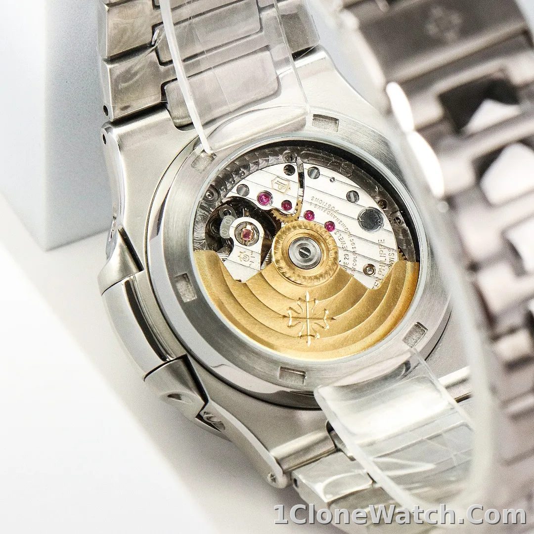 Patek Philippe Blue Nautilus Perpetual Watch - detail
