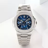 Patek Philippe Blue Nautilus Perpetual Watch - view 1
