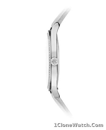 Patek Philippe Calatrava Diamond Gray Dial Ladies watch 4897G-010 - detail