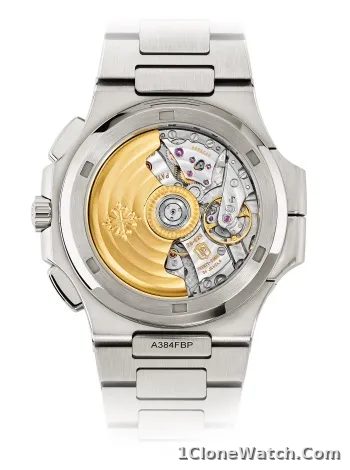 Patek Philippe Nautilus Travel Time Steel Chronograph 5990/1A-001 - detail
