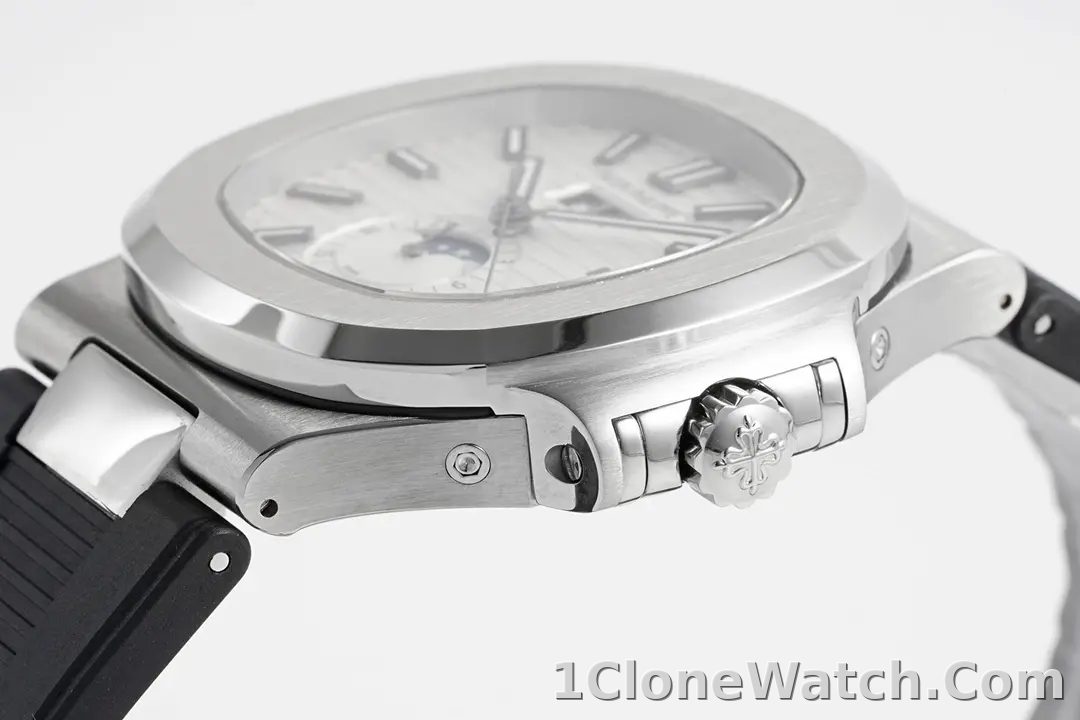 Patek Philippe Blue Nautilus Rubber Watch - detail