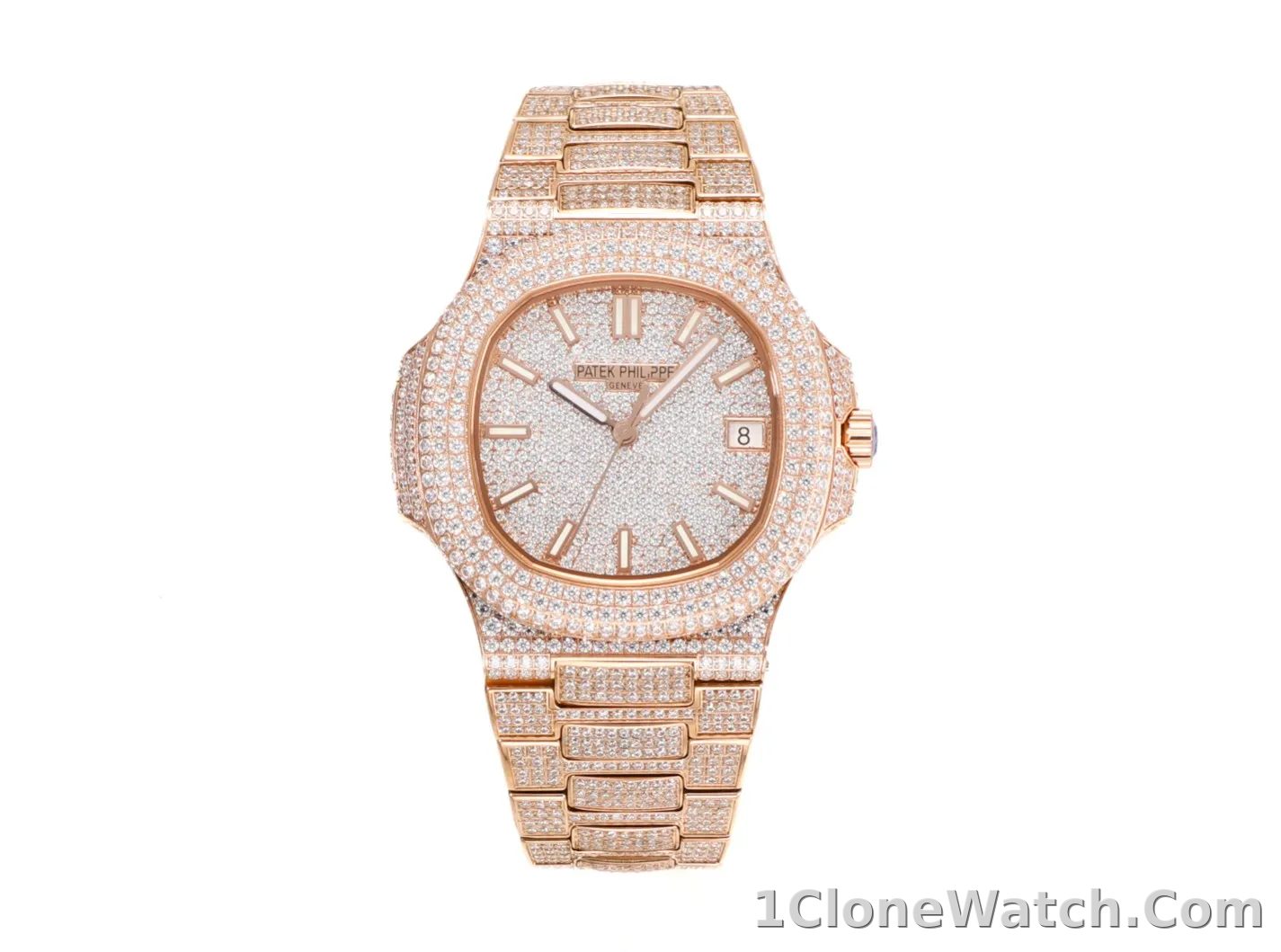 Patek Philippe Rose Gold Diamond Watch