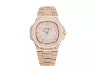 Patek Philippe Rose Gold Diamond Watch - view 1