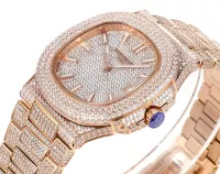 Patek Philippe Rose Gold Diamond Watch - view 6
