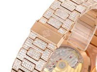 Patek Philippe Rose Gold Diamond Watch - view 10