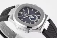 Patek Philippe Nautilus Blue Rubber Strap Watch - view 4