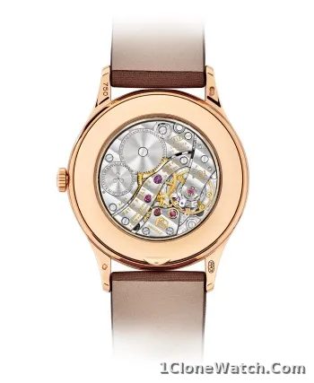 Patek Philippe Calatrava Diamond Brown Dial Ladies Watch 4897R-001 - detail