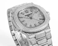 Patek Philippe Nautilus Full Star Platinum Watch - view 6