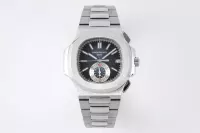 Patek Philippe 5980 Silver Chronograph Watch - view 1