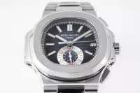 Patek Philippe 5980 Silver Chronograph Watch - view 4
