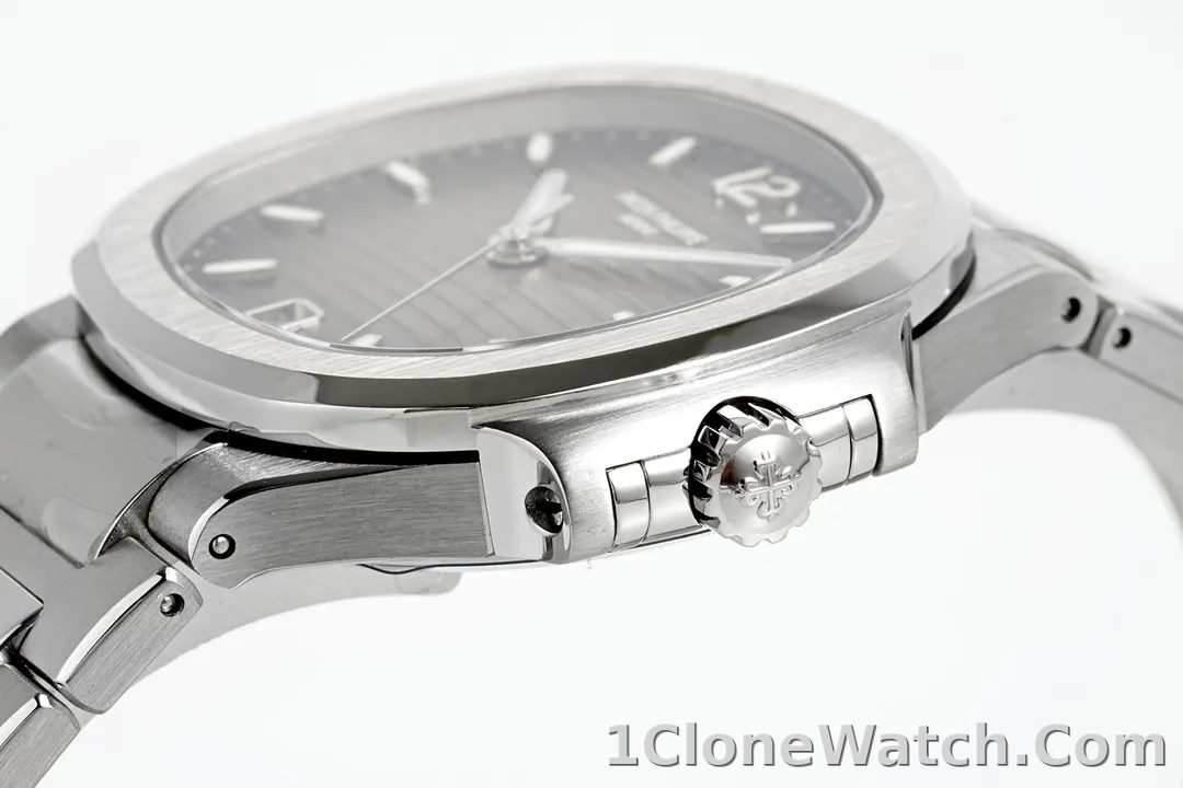 Patek Philippe Nautilus Grey Dial Watch - detail