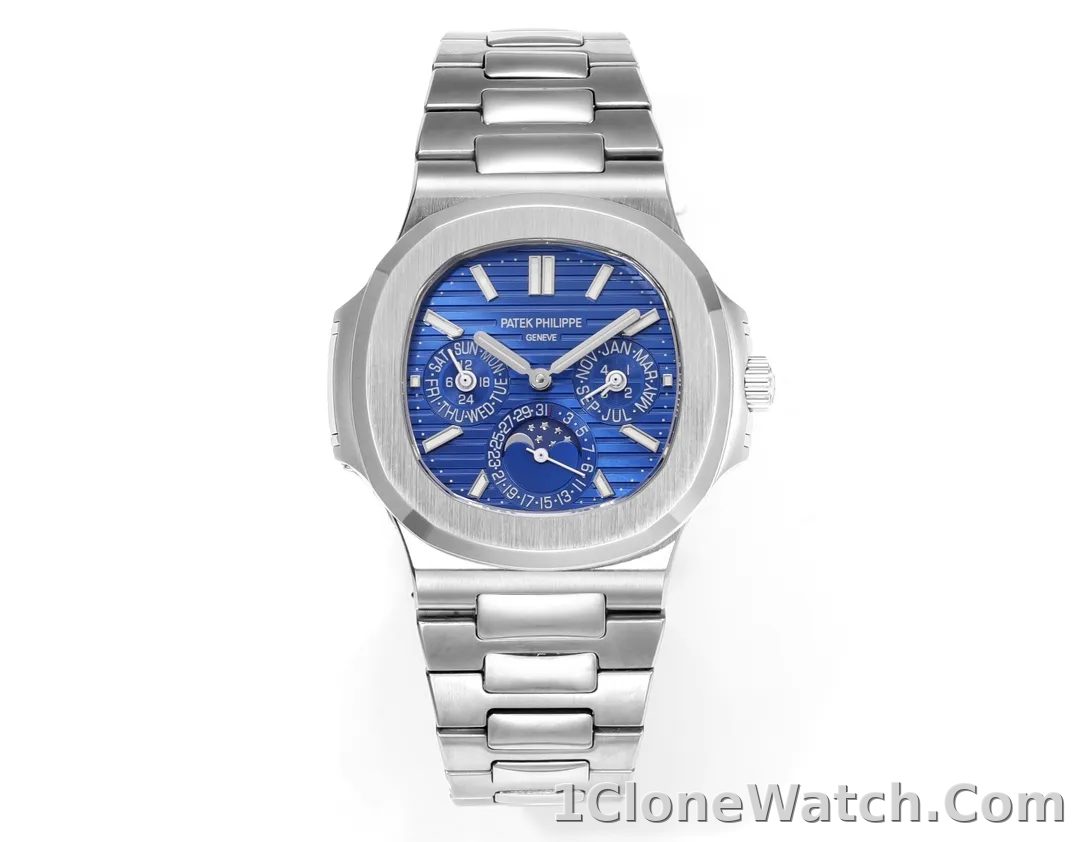 Patek Philippe Blue Nautilus Perpetual Calendar