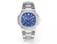 Patek Philippe Blue Nautilus Perpetual Calendar - view 1