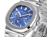 Patek Philippe Blue Nautilus Perpetual Calendar - view 5