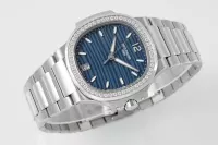 Patek Philippe Blue Nautilus Ladies Watch - view 6