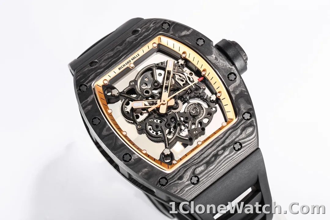 Richard Mille RM055 Black Carbon Watch - detail