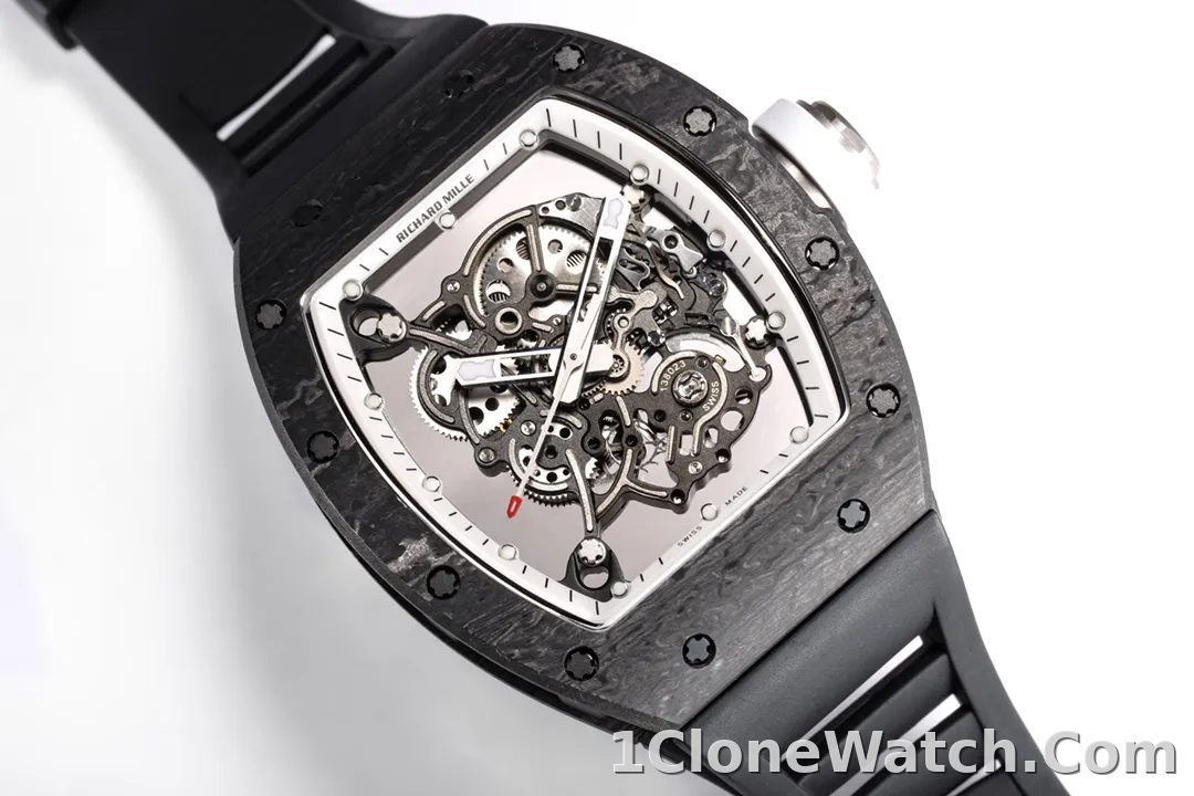 Richard Mille RM055 Black Carbon Watch - detail