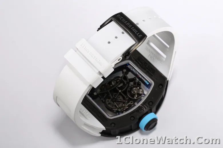 Richard Mille RM055 Black Carbon Fiber Watch - detail