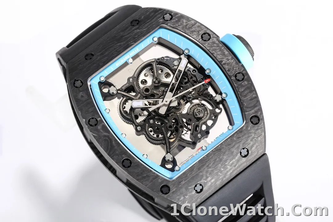 Richard Mille RM055 Black Carbon Watch - detail