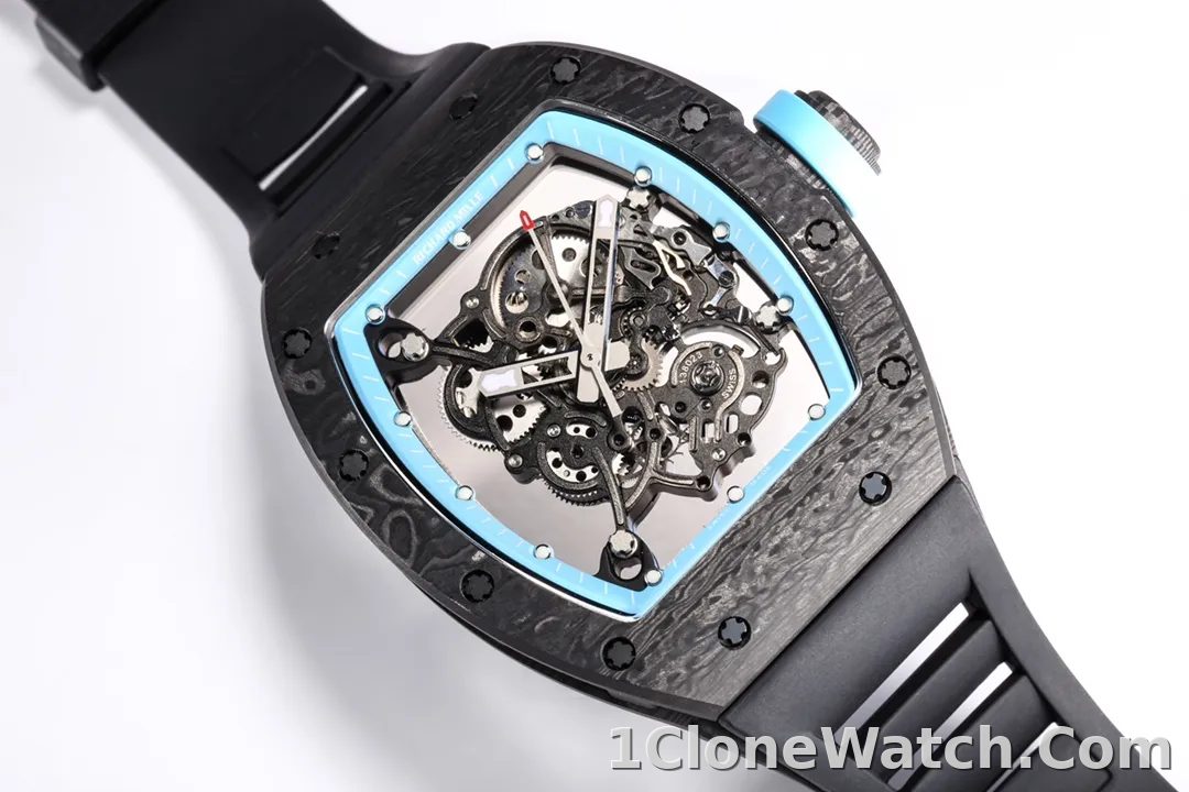 Richard Mille RM055 Black Carbon Watch - detail