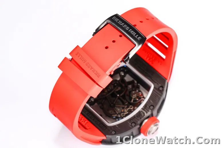 Richard Mille RM055 Red Carbon Fiber Watch - detail