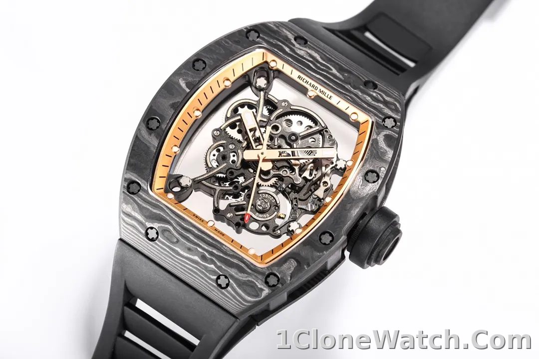 Richard Mille RM055 Black Carbon Watch - detail