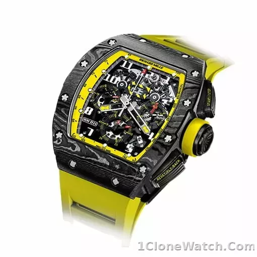 Richard Mille RM11-03 Yellow Storm Replica - detail