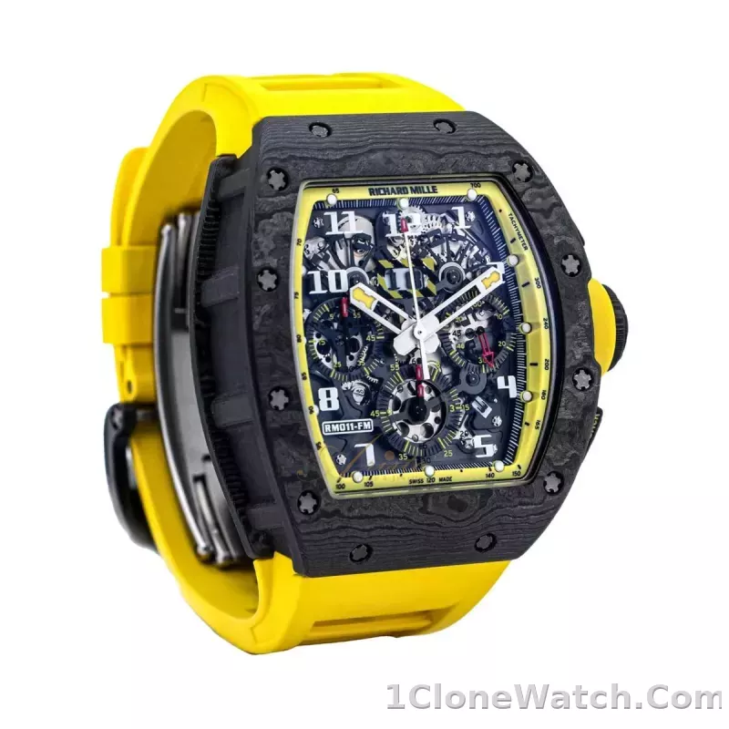 Richard Mille RM11-03 Yellow Storm Replica - detail