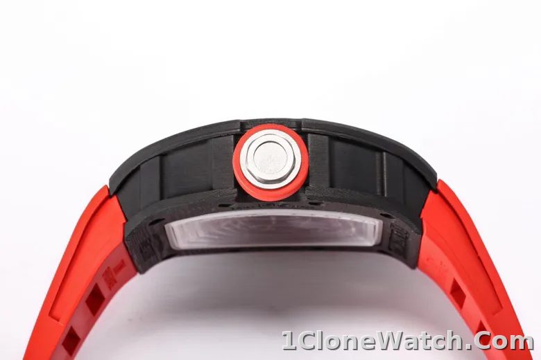 Richard Mille RM055 Red Carbon Fiber Watch - detail