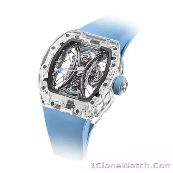 Richard Mille sapphire Replica - detail