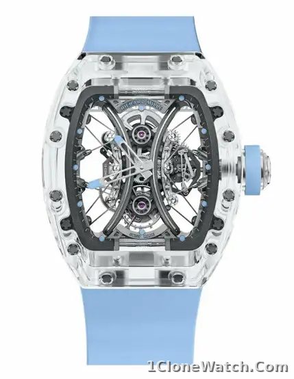Richard Mille sapphire Replica - detail