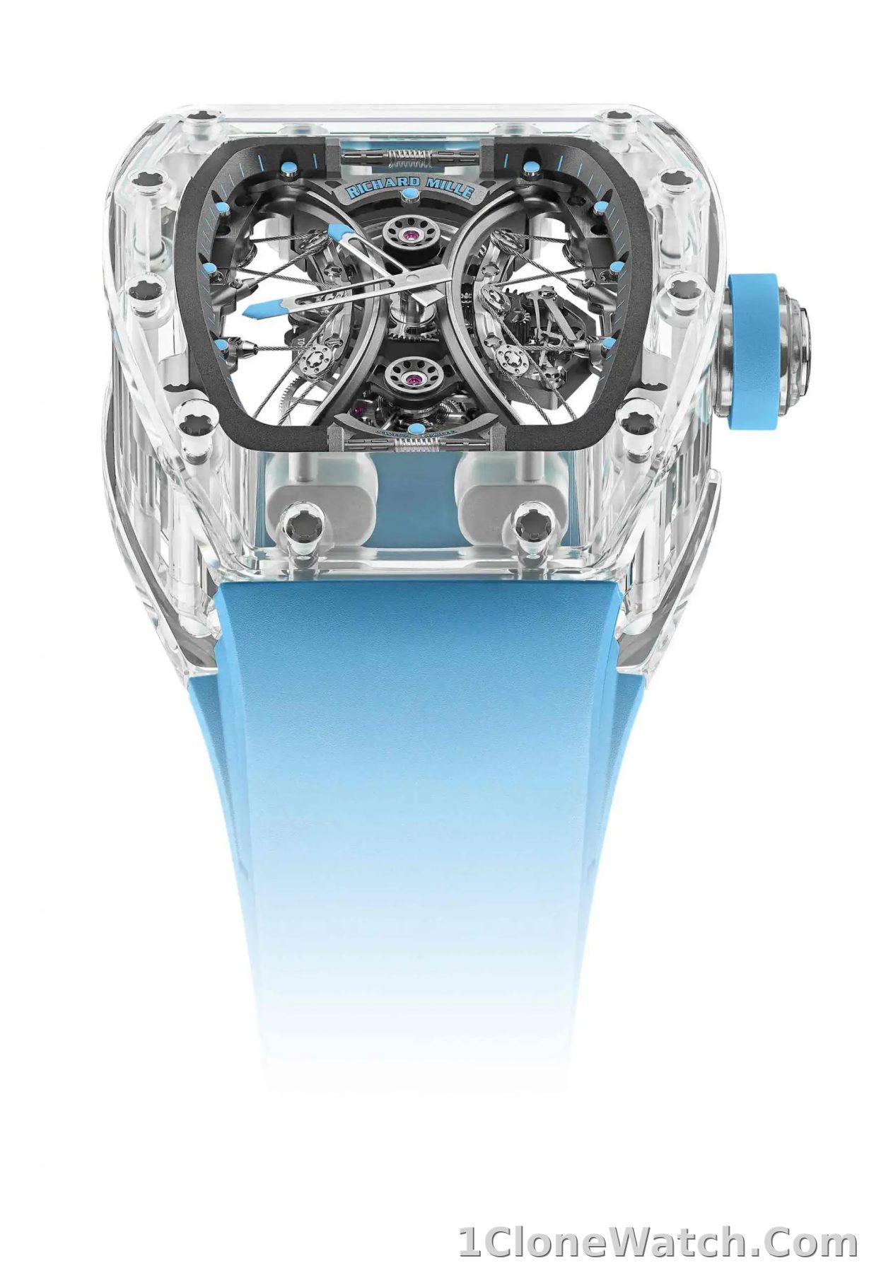 Richard Mille sapphire Replica - detail