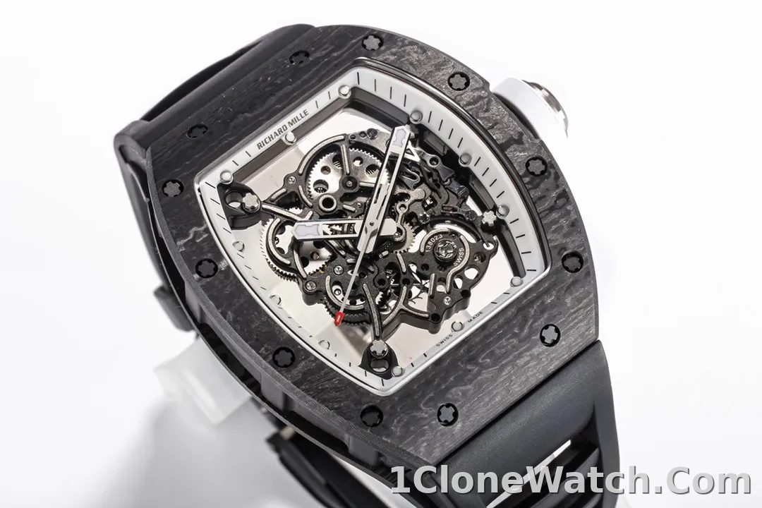 Richard Mille RM055 Black Carbon Watch - detail