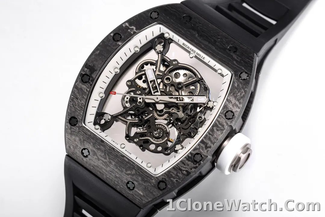 Richard Mille RM055 Black Carbon Watch - detail