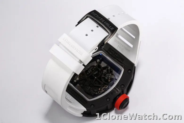 Richard Mille RM055 Black Carbon Fiber Watch - detail
