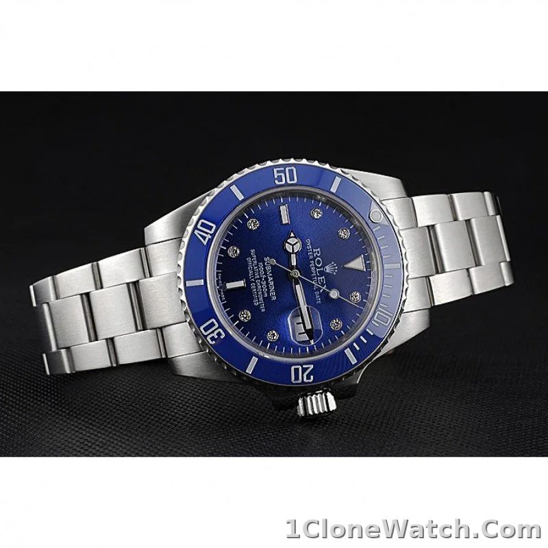 Rolex Submariner 40mm Blue Dial 622638 - detail