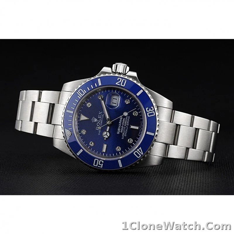 Rolex Submariner 40mm Blue Dial 622638 - detail