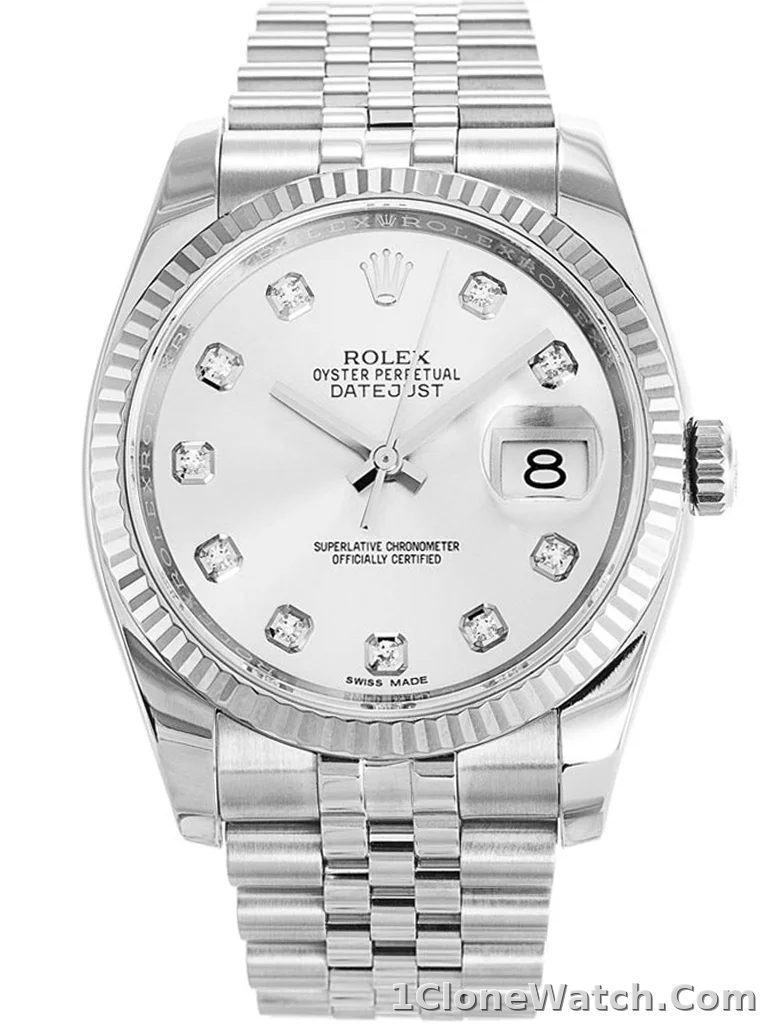 Rolex Datejust 36mm White Dial 116234