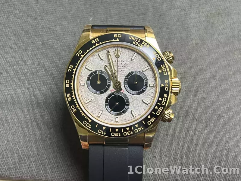 Superclone Rolex Daytona 40 mm 126518LN Meteorite Dial - detail