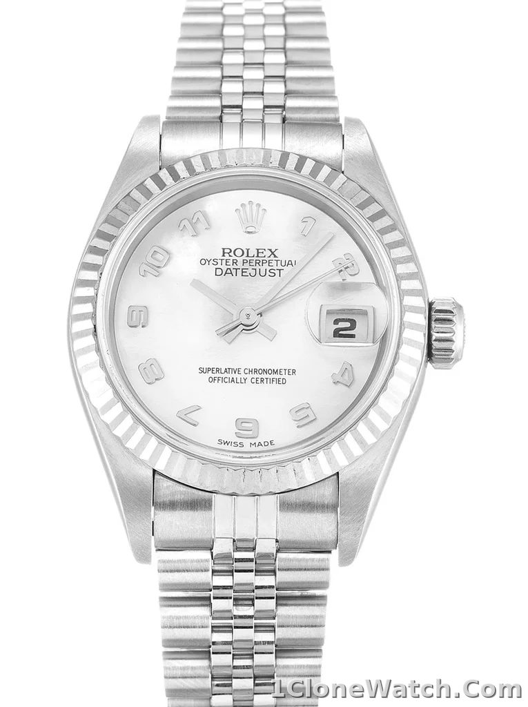 Rolex Lady-Datejust 26mm Mother of Pearl   White Dial 79174