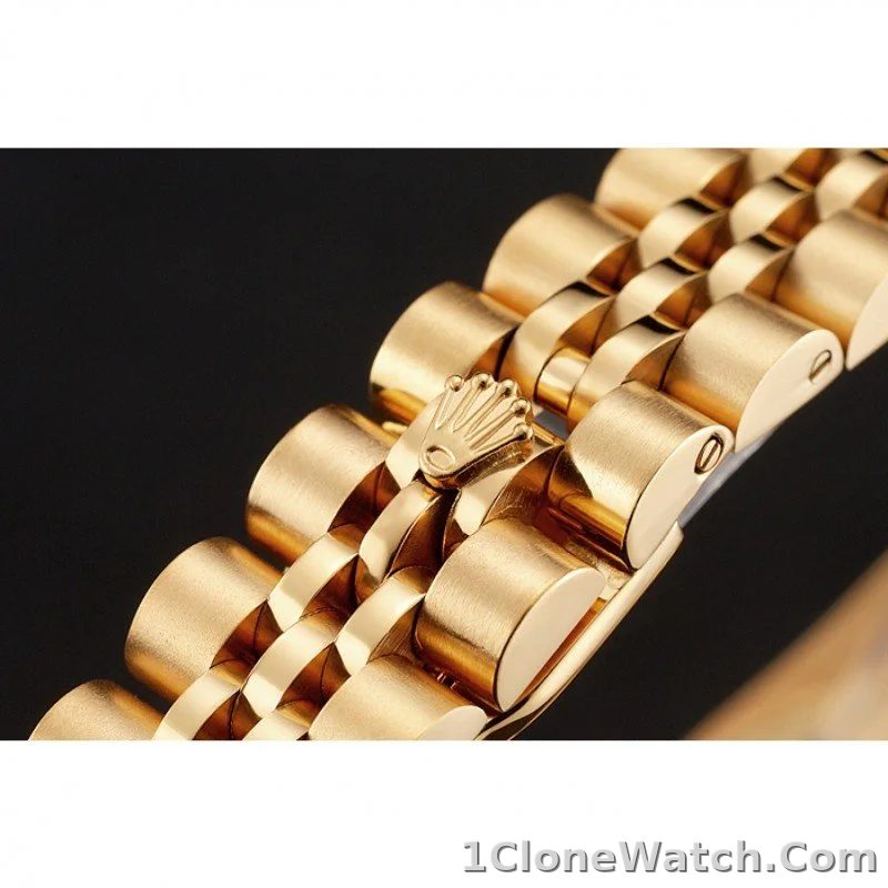 Superclone Rolex Datejust 28mm Gold Dial 1454096 - detail