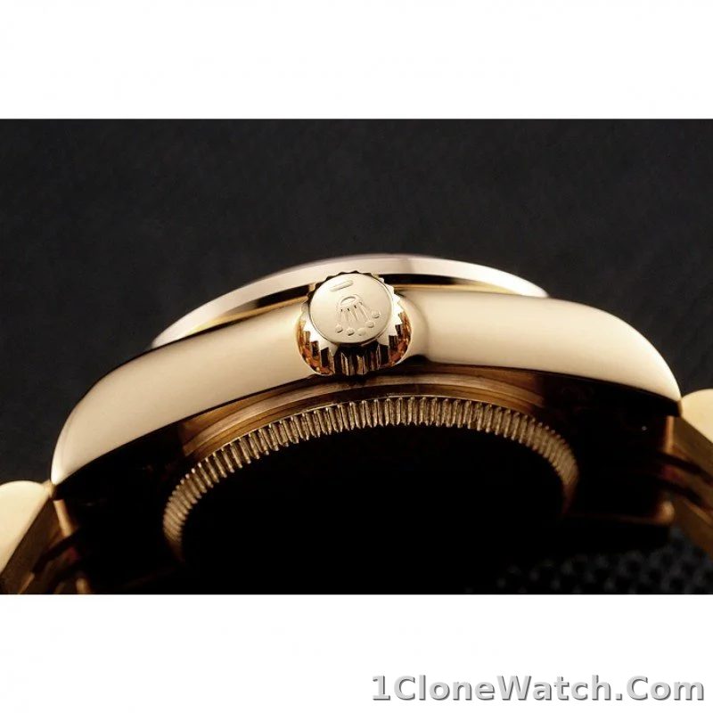 Superclone Rolex Datejust 28mm Gold Dial 1454096 - detail