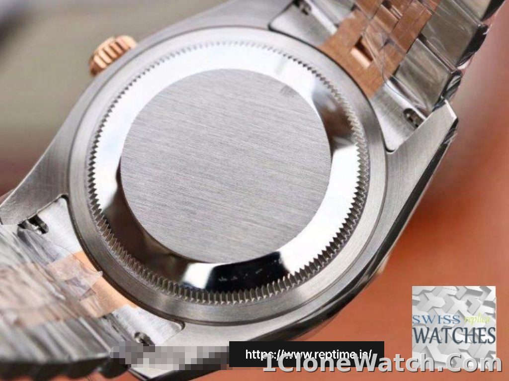 ROLEX DATEJUST BLACK DIAL STAINLESS STEEL 36MM SWISS REPLICA 126201.1 - detail