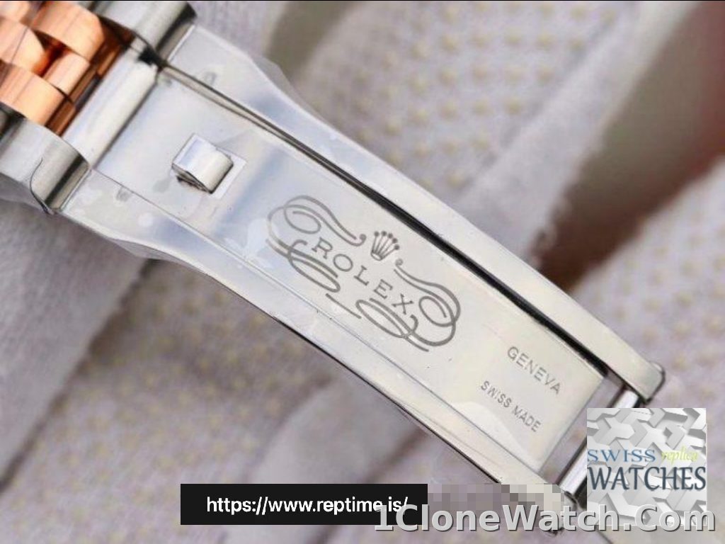 ROLEX DATEJUST BLACK DIAL STAINLESS STEEL 36MM SWISS REPLICA 126201.1 - detail