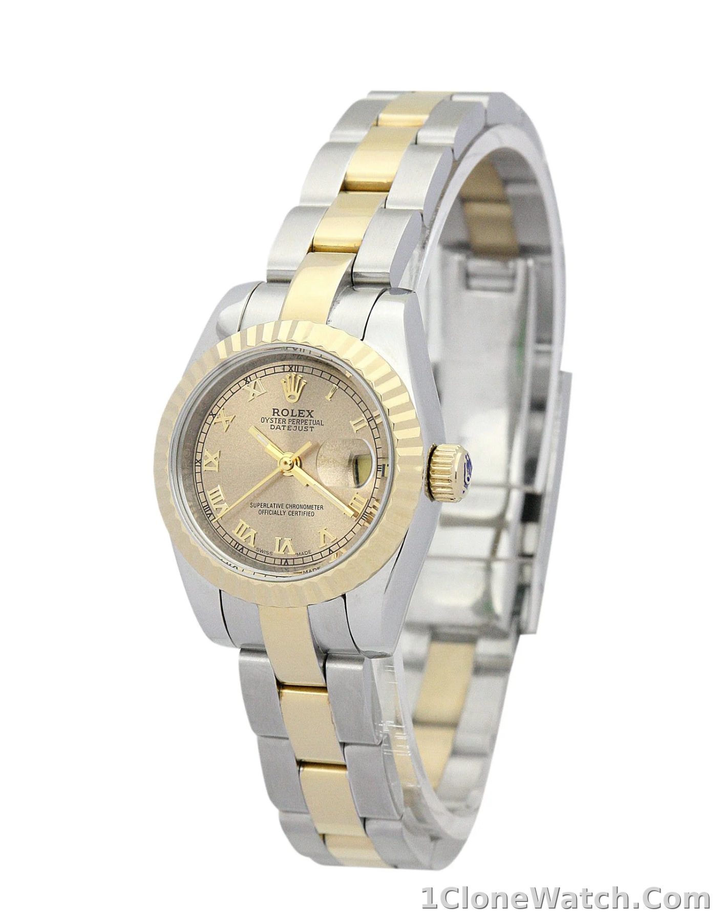 Rolex Lady-Datejust 26mm Yellow Gold Dial 179163 - detail