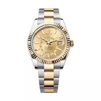 Superclone Rolex Sky-Dweller 42 mm Champagne Dial 336933 - view 1