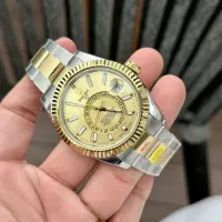 Superclone Rolex Sky-Dweller 42 mm Champagne Dial 336933 - view 4